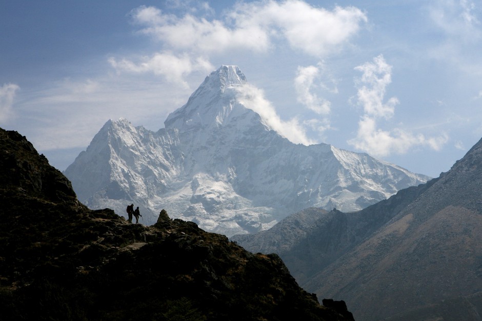 Wie eine Fata Morgana ragt die Ama Dablam fast 7000 m in den Himmel. Zehn Jahre bin ich jedes Jahr regelrecht um sie herum geschlichen, ehe ich sie mir endlich zugetraut habe.