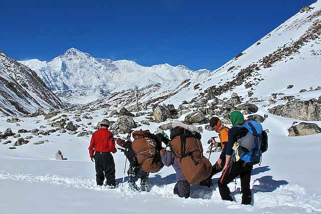 Vor dem Cho Oyu