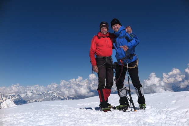 Der Mont Blanc begegnete uns wie ein Freund. Ich fühlte mich aufgehoben und sicher bei jedem einzelnen Schritt. Schon seltsam, wie ich manchmal auf Bergen empfinde. Und Mario war ein großartiger Partner.