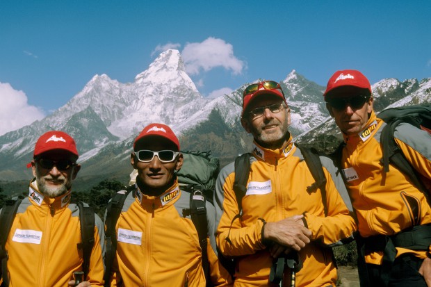 Ralf Brummer (zweiter von rechts) 2006 auf unserer gemeinsamen Expedition zur Ama Dablam