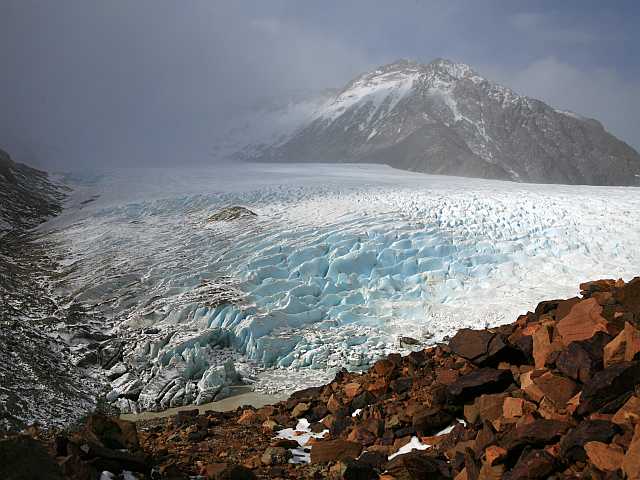 der Gletscher Rio Túnel