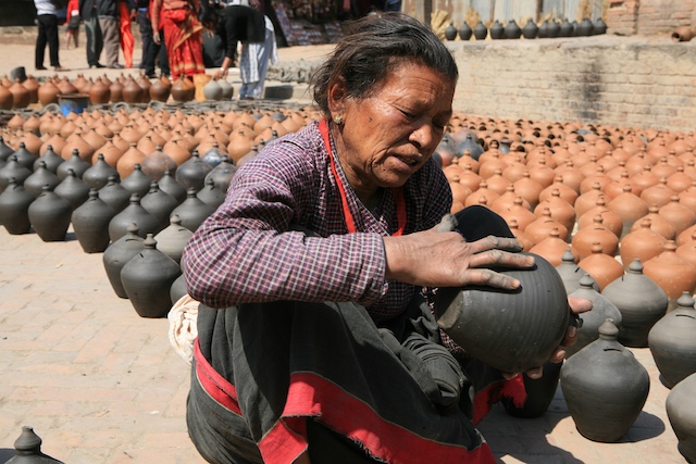 Der Pottersquare in Baktapur ist einer meiner Lieblingsplätze im Kathmandutal